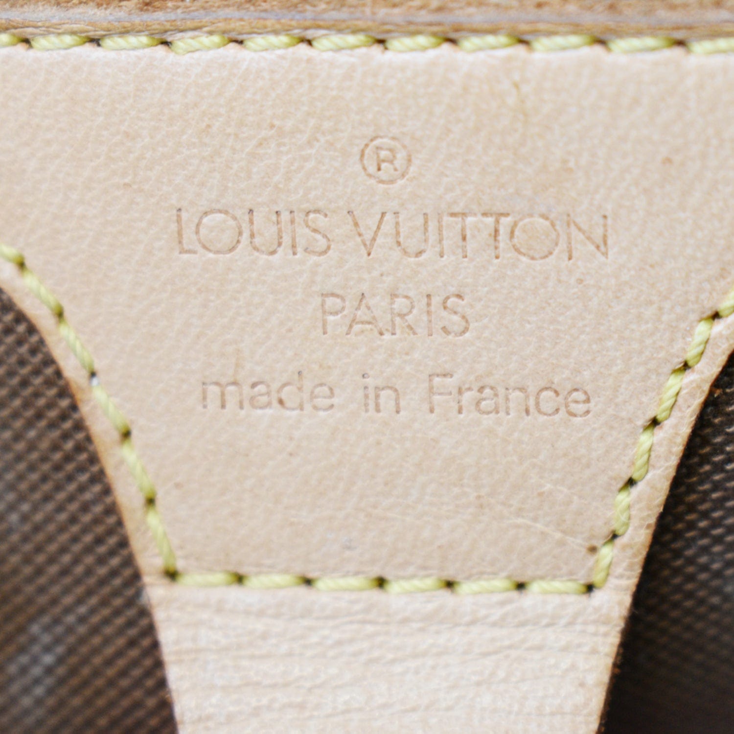 Ellipse cloth backpack Louis Vuitton Brown in Cloth - 33901567