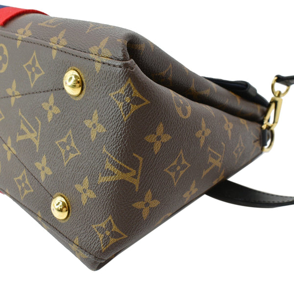 LOUIS VUITTON Georges MM Monogram Canvas Shoulder Bag Brown