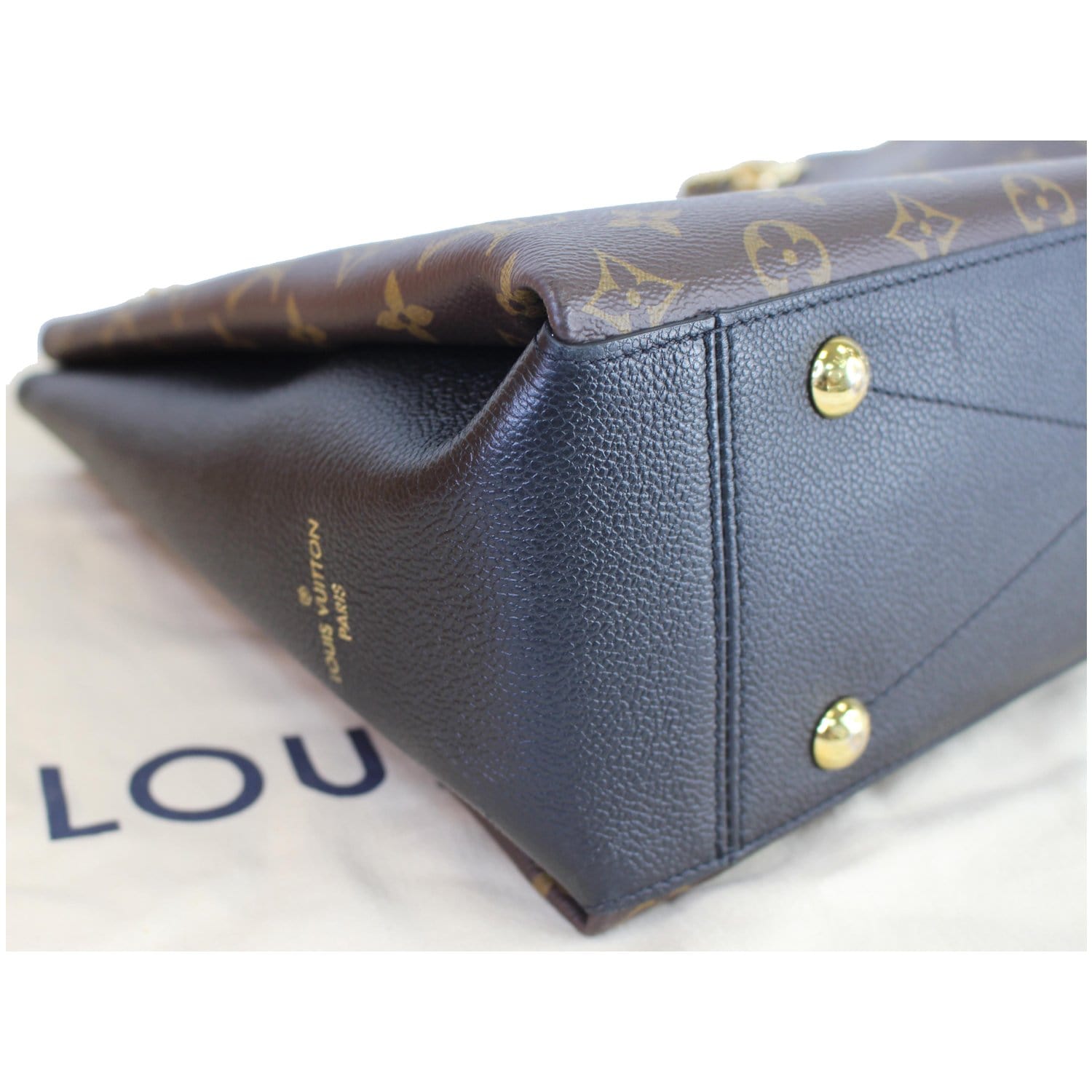Louis Vuitton Surene Handbag Monogram Canvas with Leather BB Brown 2340871