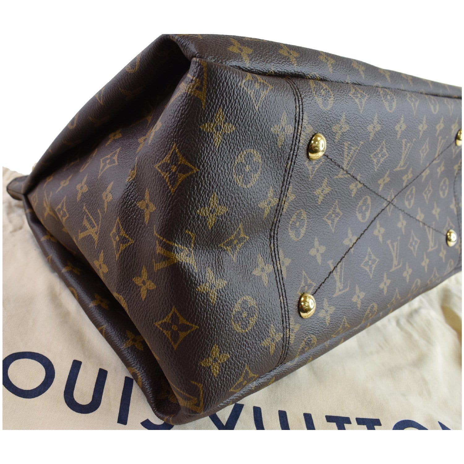 Auth Louis Vuitton Monogram Artsy MM Shoulder Bag 6E110500s"