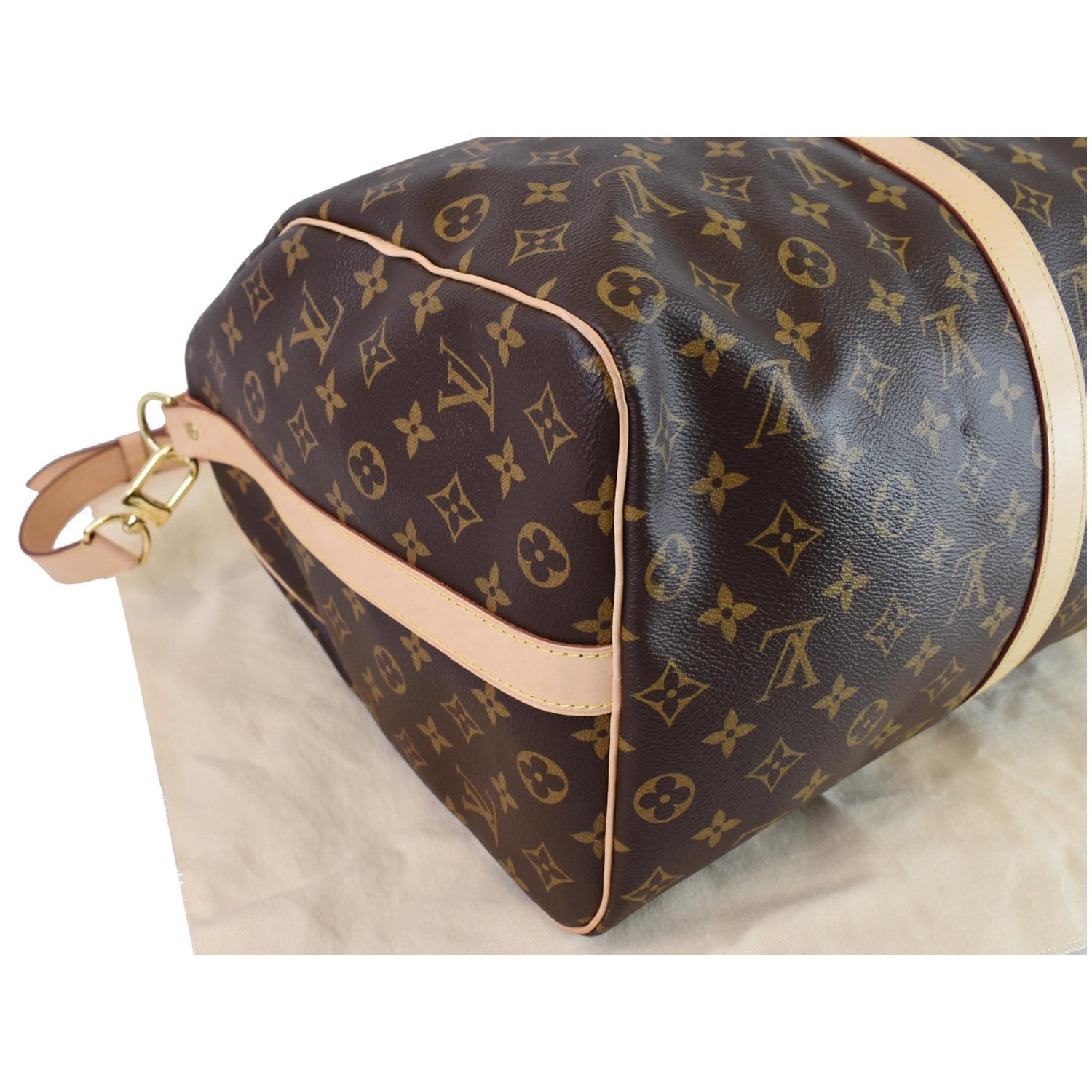 Louis Vuitton Keepall 50 Bandouliere Bags Brown Plastic ref.618614 - Joli  Closet