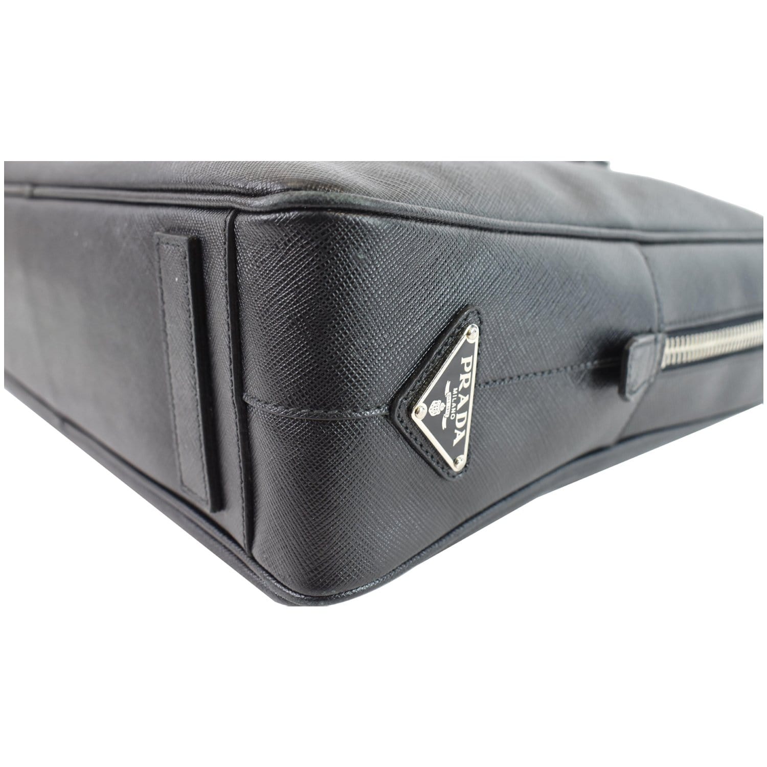 Prada - Saffiano Leather Briefcase - Men - Leather - Os - Black