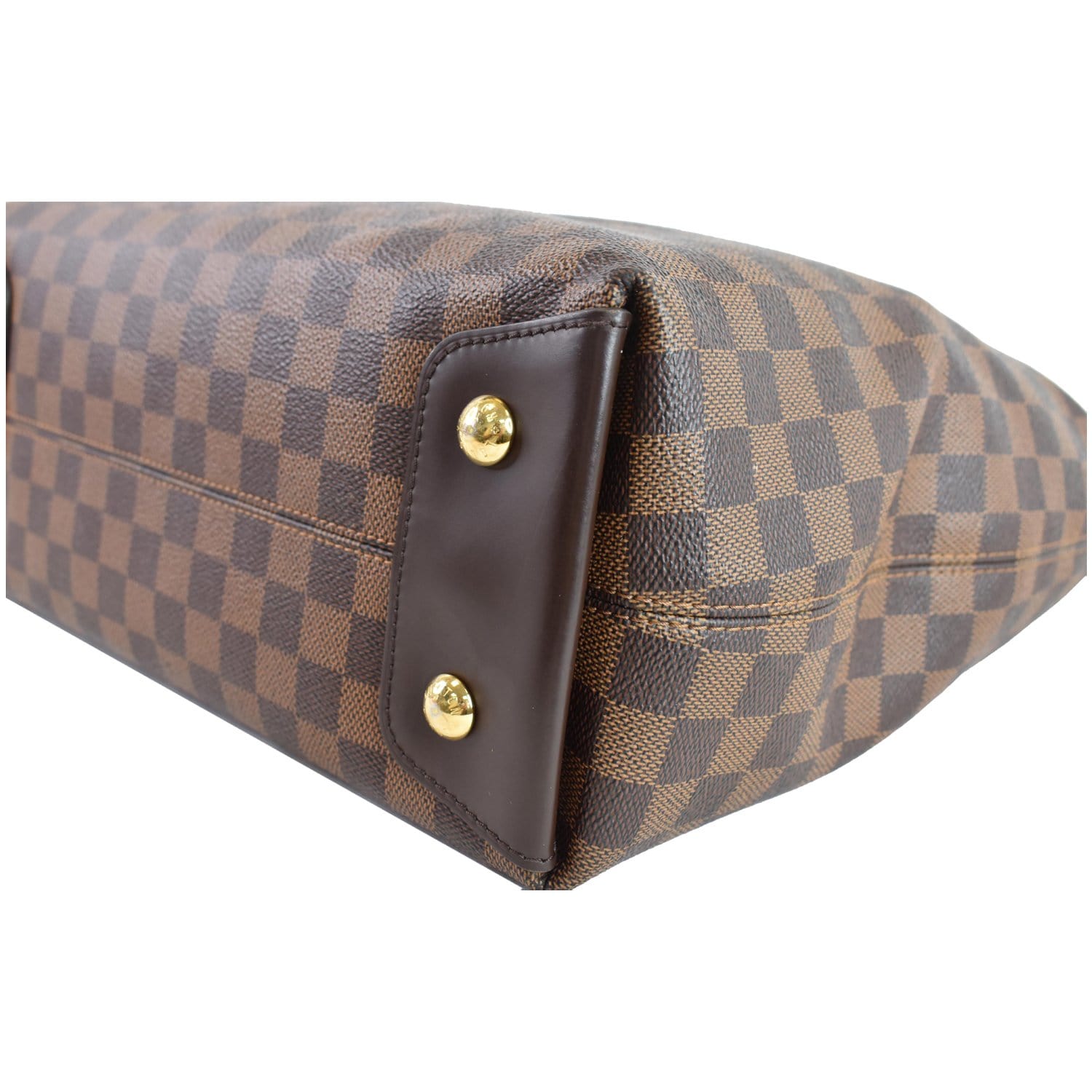 Louis Vuitton - Authenticated Duomo Handbag - Leather Brown Plain for Women, Good Condition