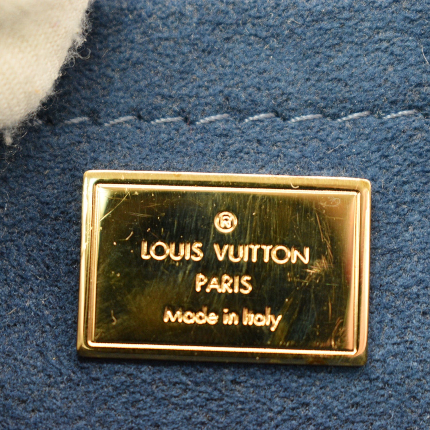 Louis Vuitton Champagne Vernis Spring Street Top Handle Bag