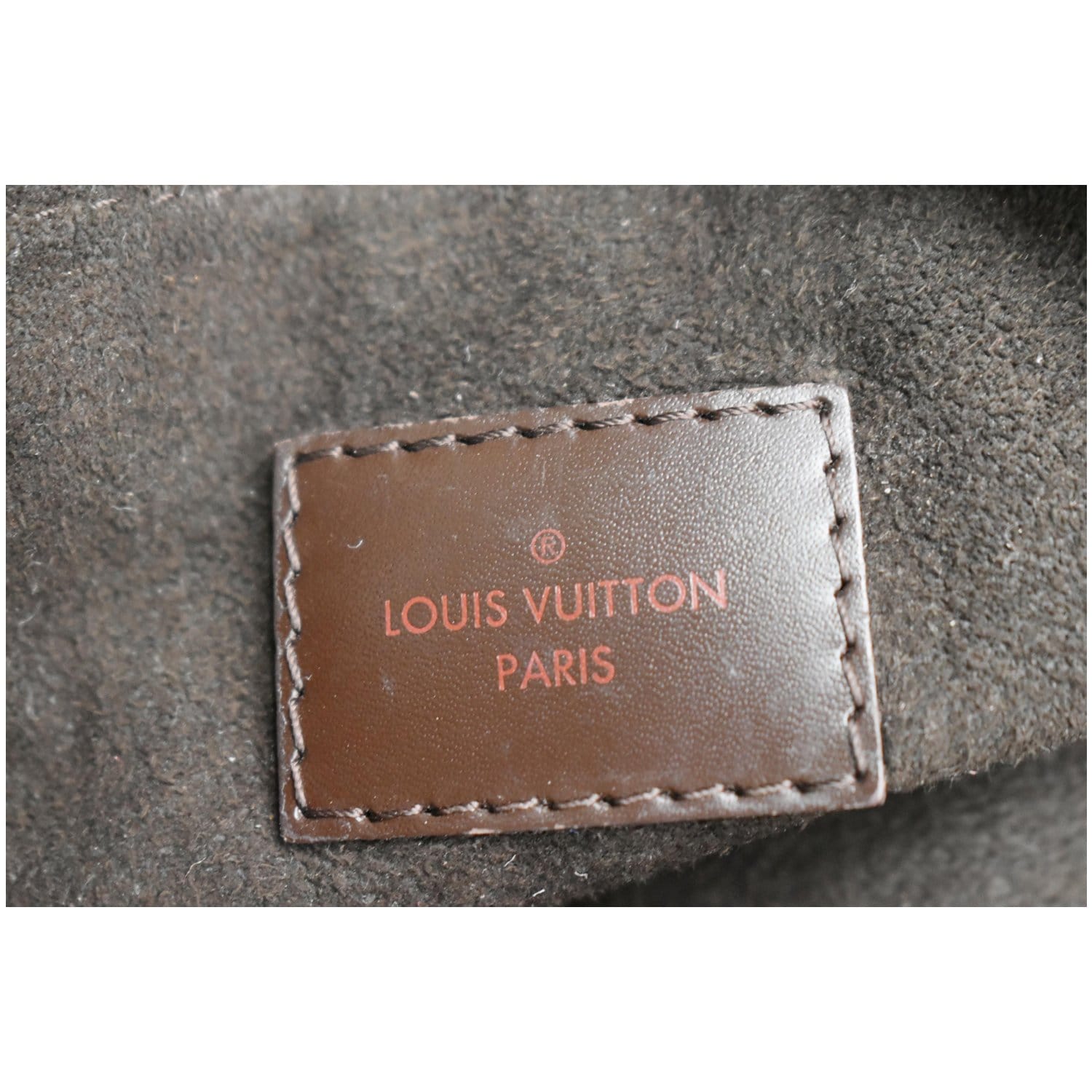 Louis Vuitton Brown Damier Ebene Portobello Leather Cloth Pony
