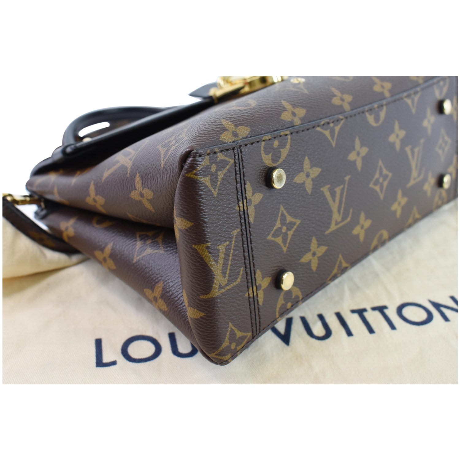 LOUIS VUITTON Monogram One Handle Flap Bag MM 205507