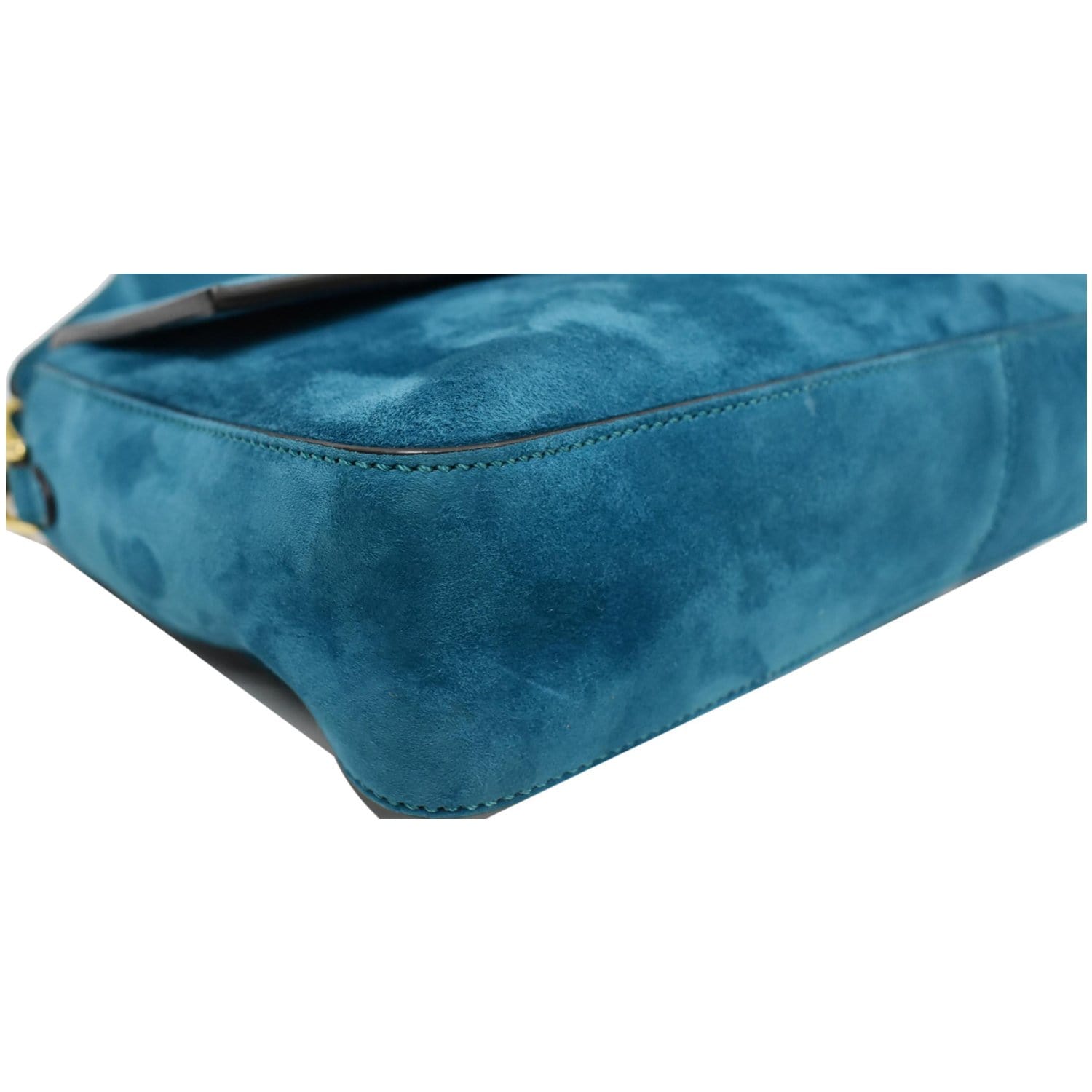 Fendi Suede Handbag Blue