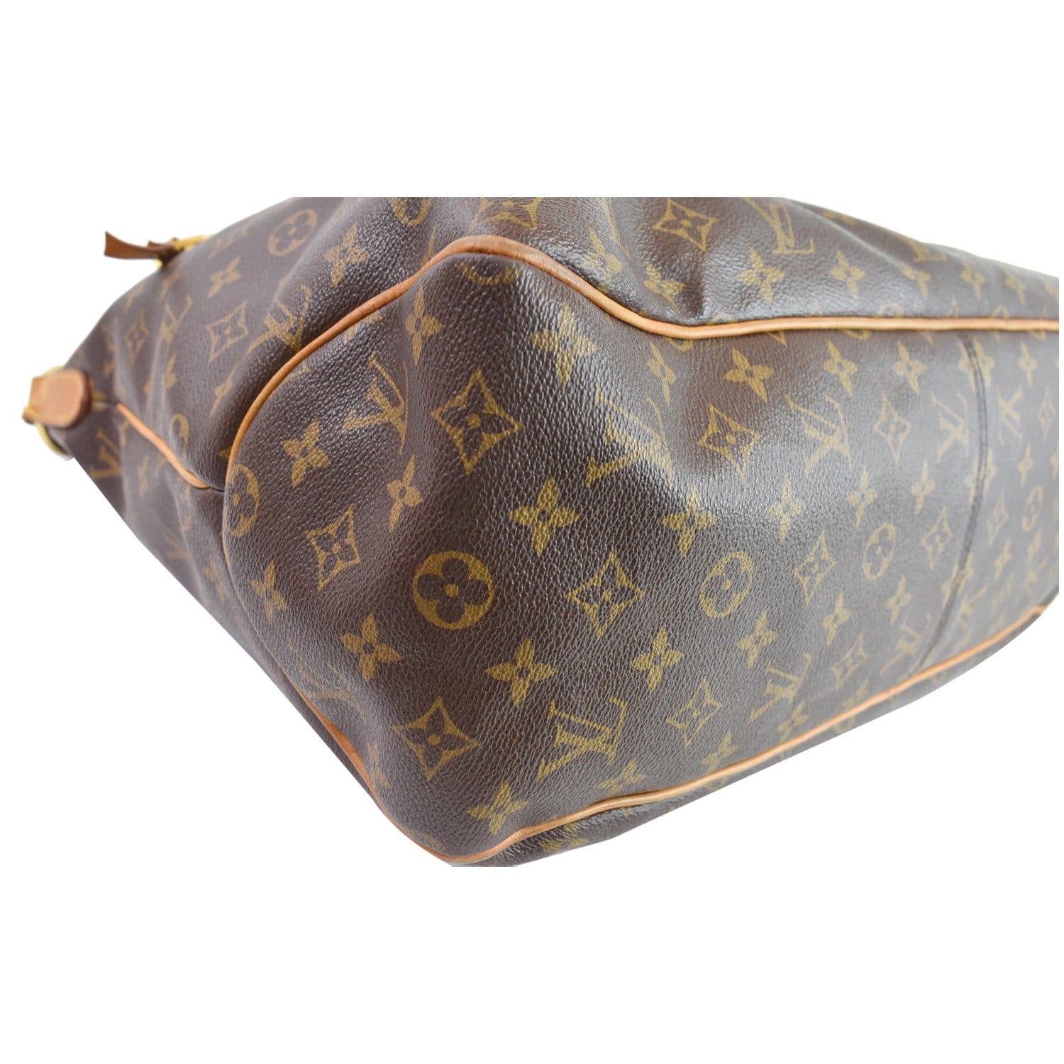 Delightful cloth handbag Louis Vuitton Brown in Cloth - 38113058