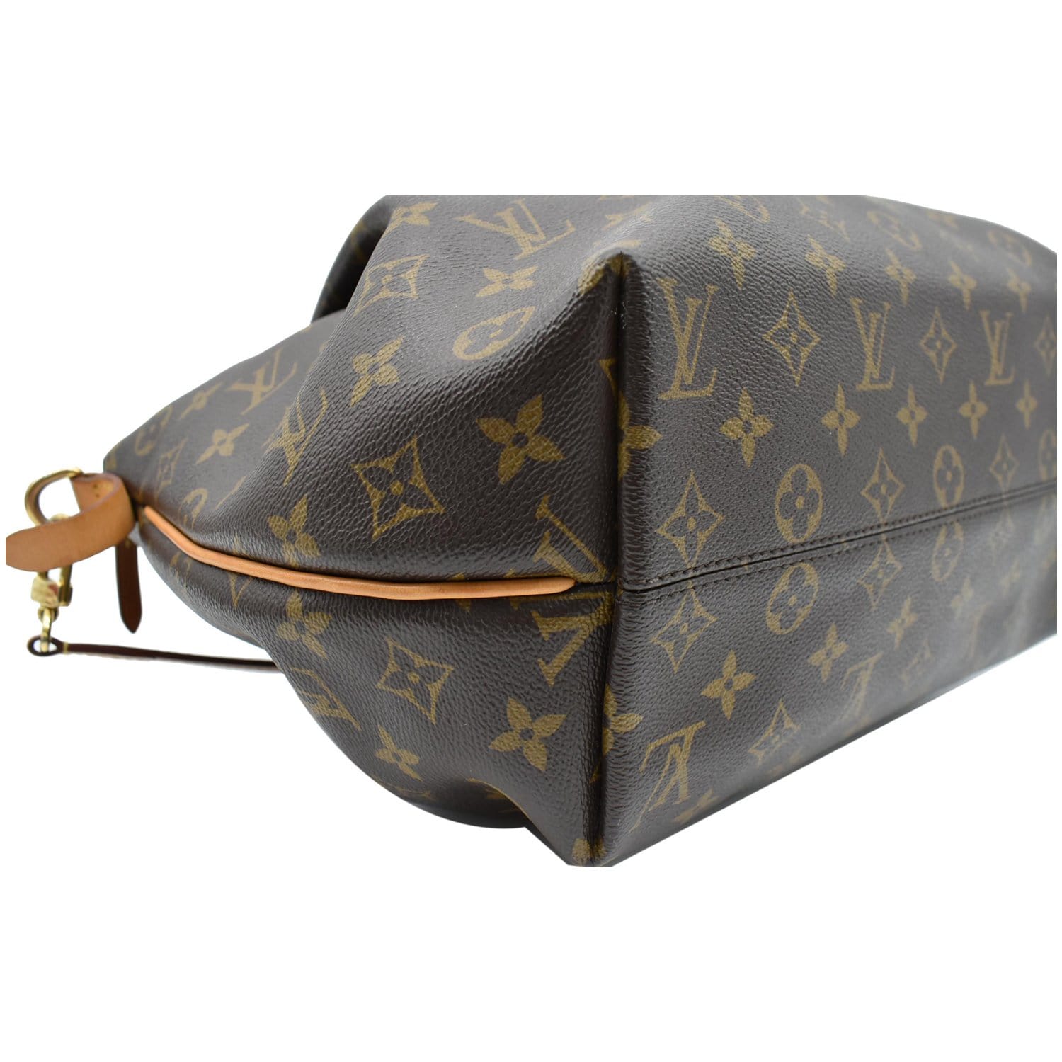 Louis Vuitton Turenne mm Monogram Canvas 2way Shoulder Bag Brown
