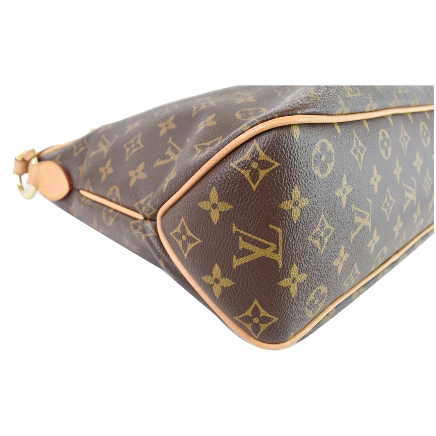 Delightful cloth handbag Louis Vuitton Brown in Cloth - 37652562