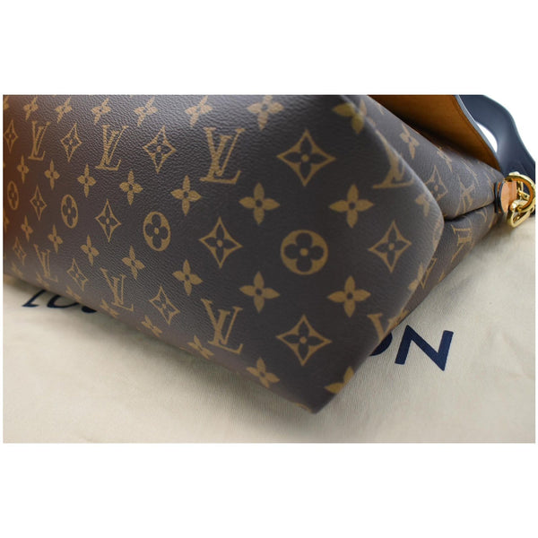 LOUIS VUITTON Beaubourg MM Monogram Canvas Shoulder Bag Brown