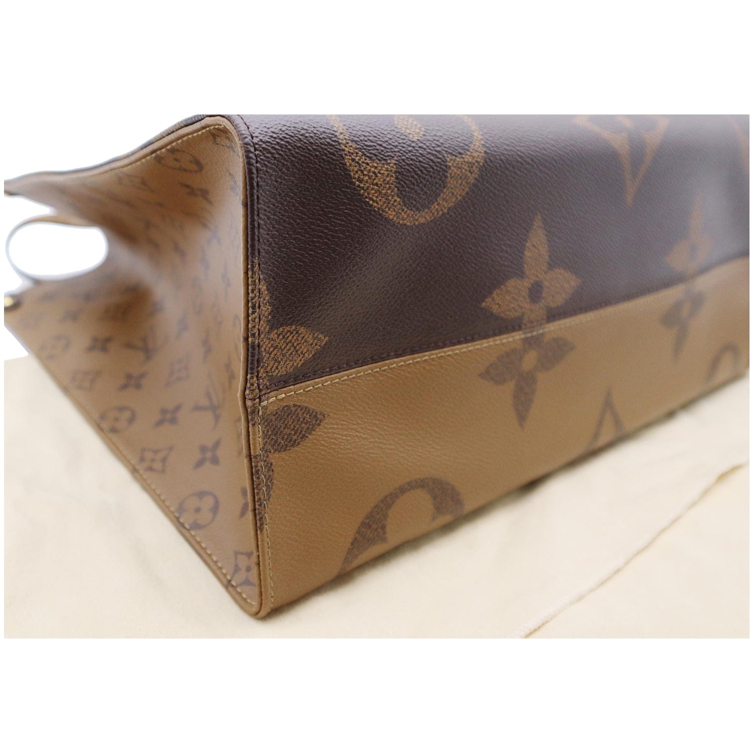 Louis Vuitton Brown Reverse Monogram On The Go Tote GM – Savonches