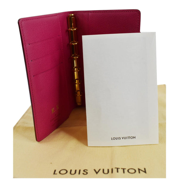 Louis Vuitton Agenda PM Multicolor Planner Cover Black - card slots