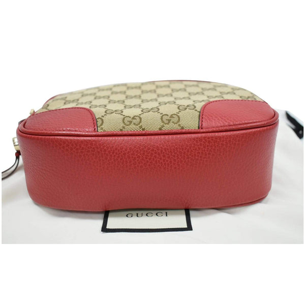 Gucci Bree GG Canvas Leather Crossbody Bag - Red Bottom | DDH