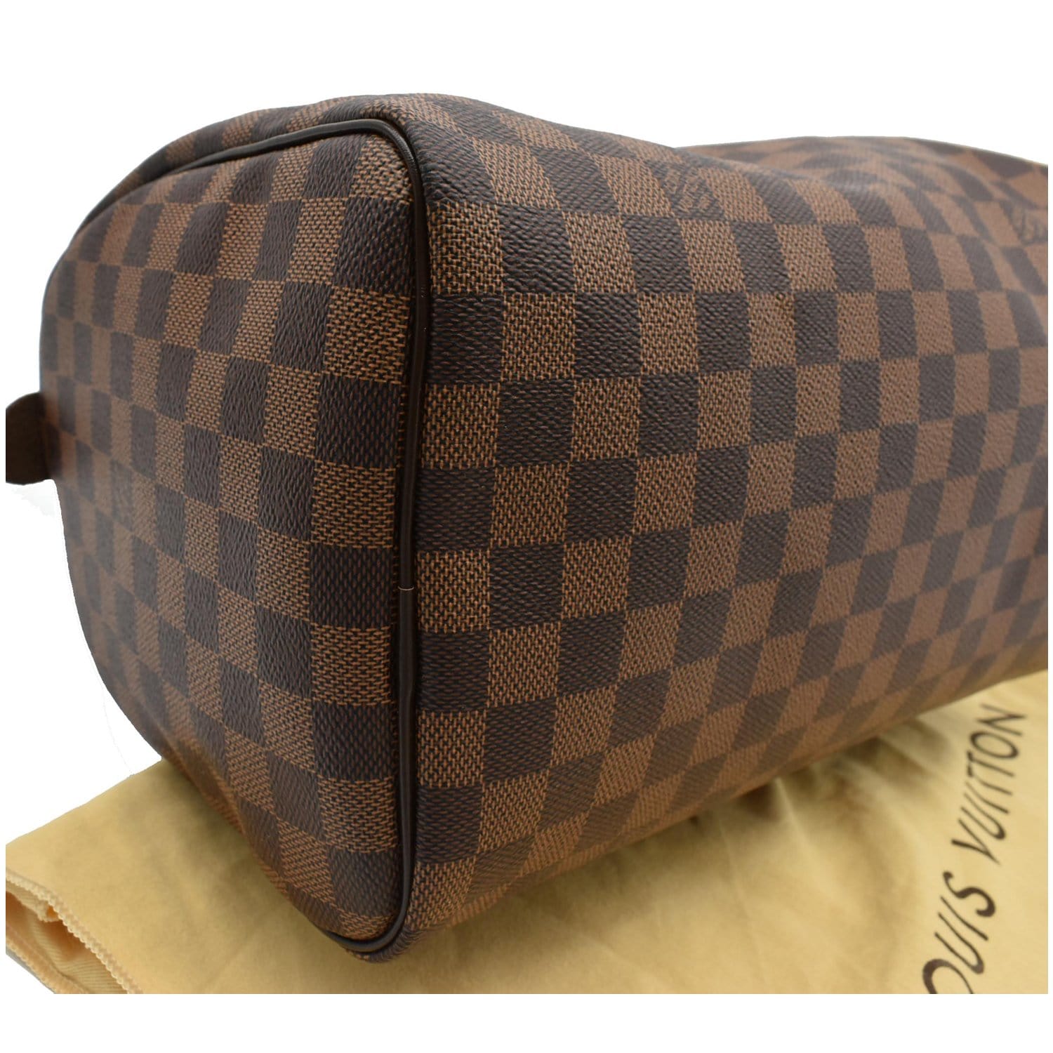 Louis Vuitton Speedy 30 Damier Ebene Canvas Handbag