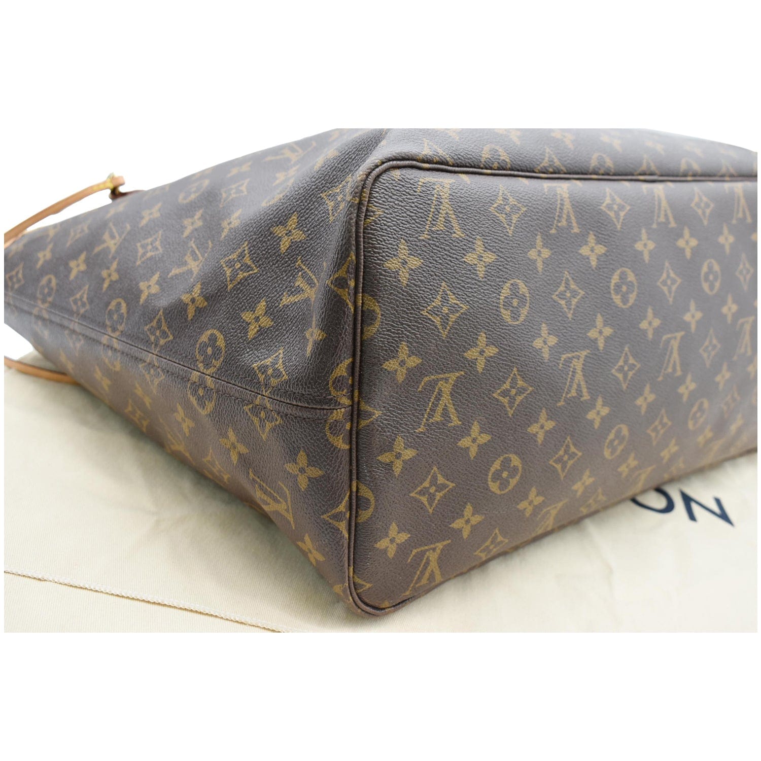 Louis Vuitton Brown Classic Monogram Neverfull Tote Bag GM