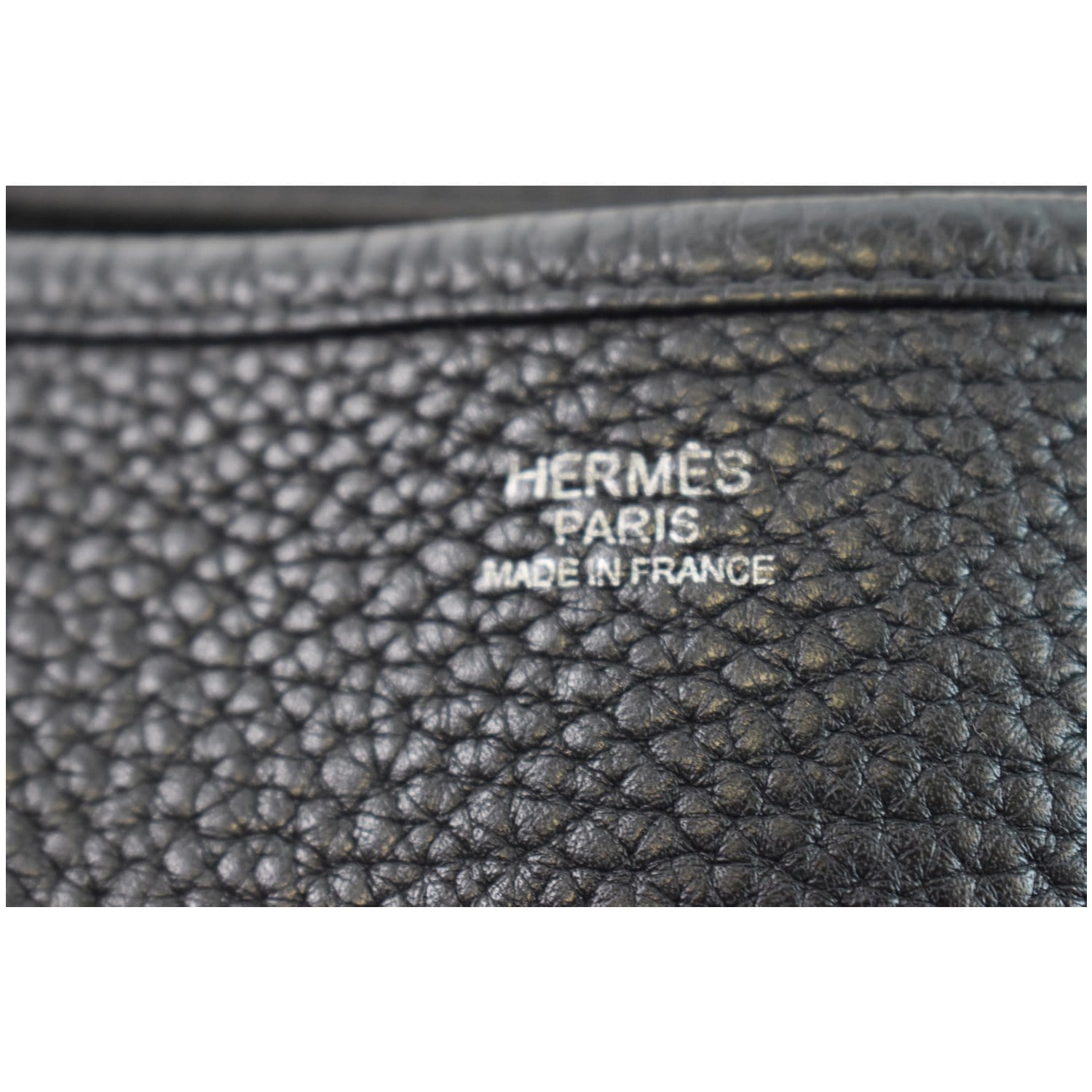 Evelyne leather crossbody bag Hermès Black in Leather - 32558548
