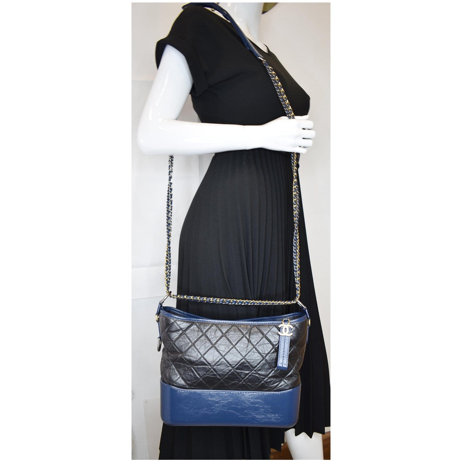 Chanel Small Gabrielle Backpack - Blue Backpacks, Handbags