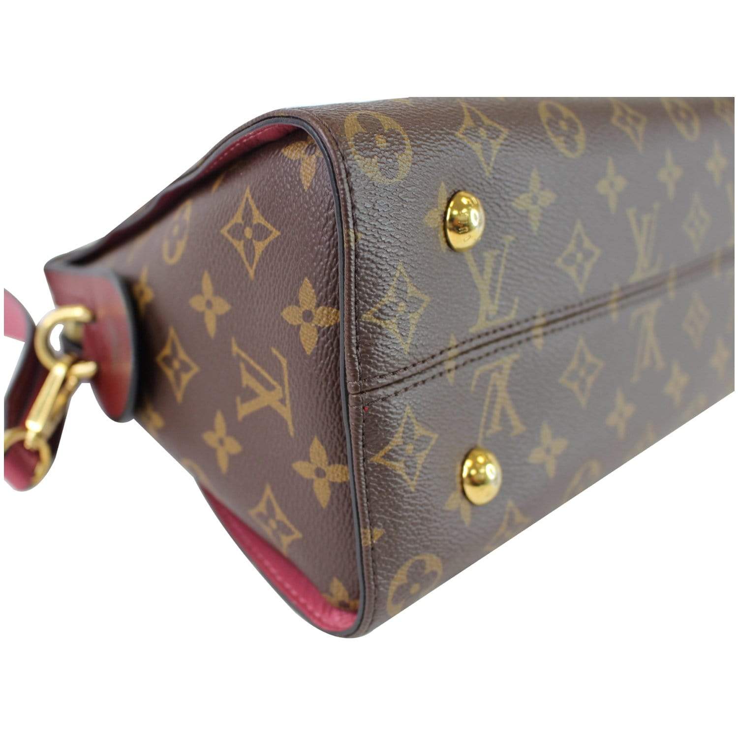 Louis Vuitton Top Handle Tuileries Monogram Brown/Red in Canvas/Leather  with Gold-tone - CN