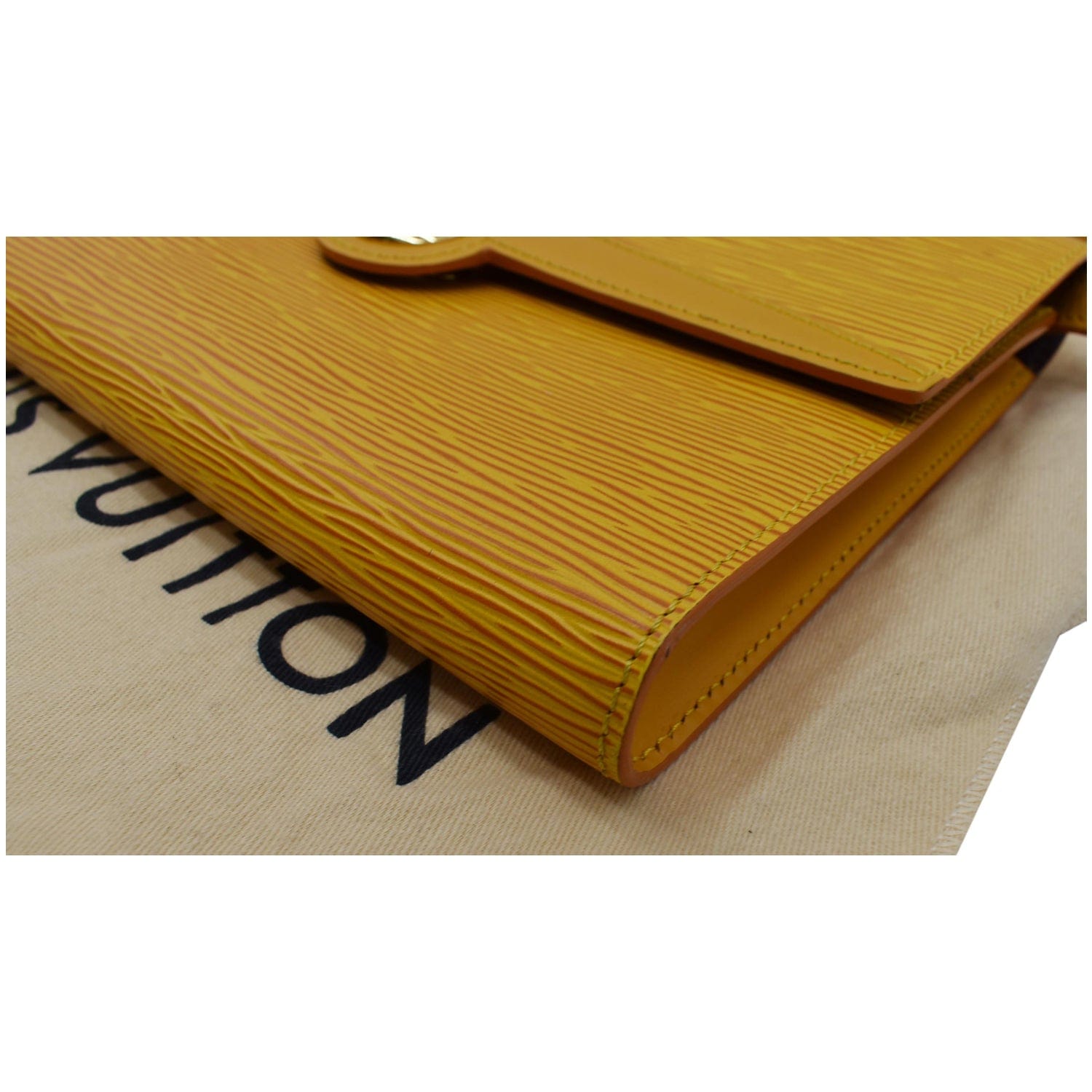 Louis Vuitton Yellow Epi Sarah Wallet