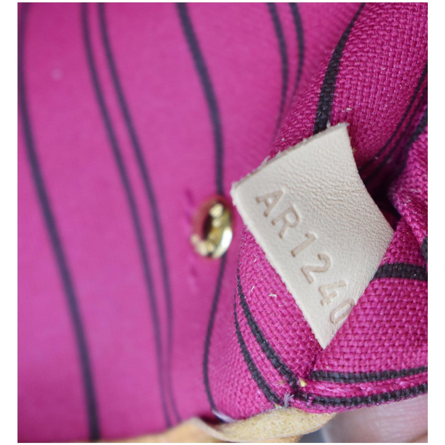 Louis Vuitton Black Monogram Neverfull PM Brown Cloth ref.959515