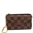 LOUIS VUITTON Recto Verso Damier Ebene Card Holder Brown