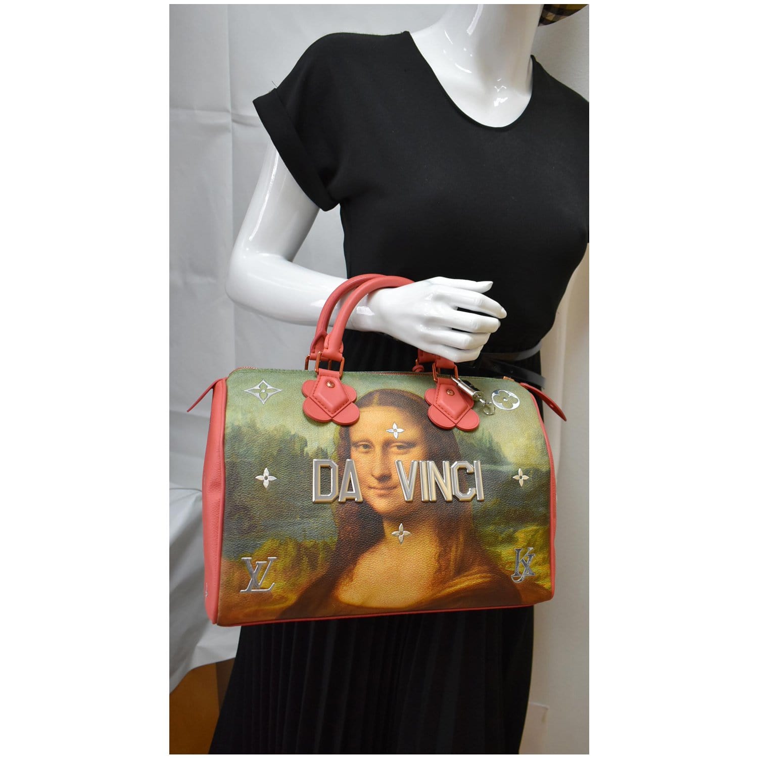 Louis Vuitton Limited Edition Coated Canvas Jeff Koons Da Vinci