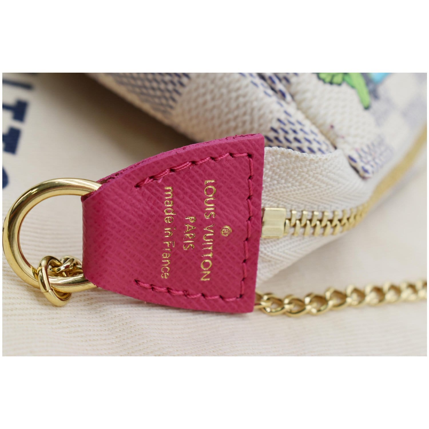 Louis Vuitton Azur Damier Mini Christmas Animation Hollywood Pochette  Accessories Gold Hardware, 2021 Available For Immediate Sale At Sotheby's