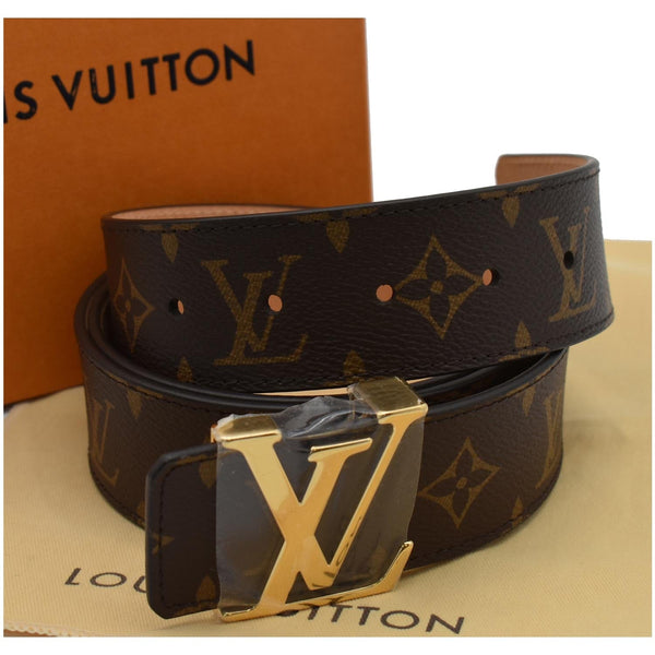 Louis Vuitton LV Initiales Monogram Canvas Buckle Belt