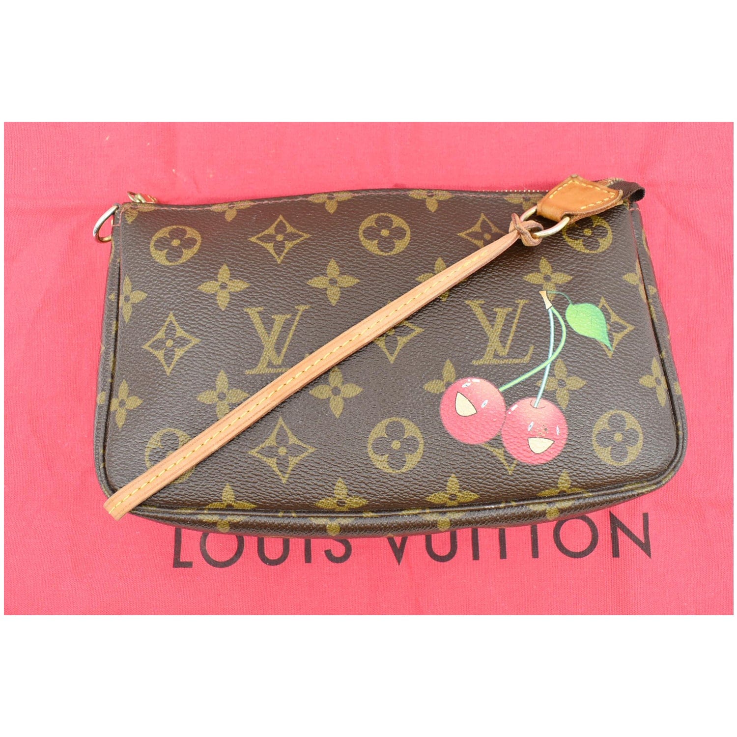 Louis Vuitton Monogram Cerises Pochette Accessoires - Brown Mini Bags,  Handbags - LOU611527