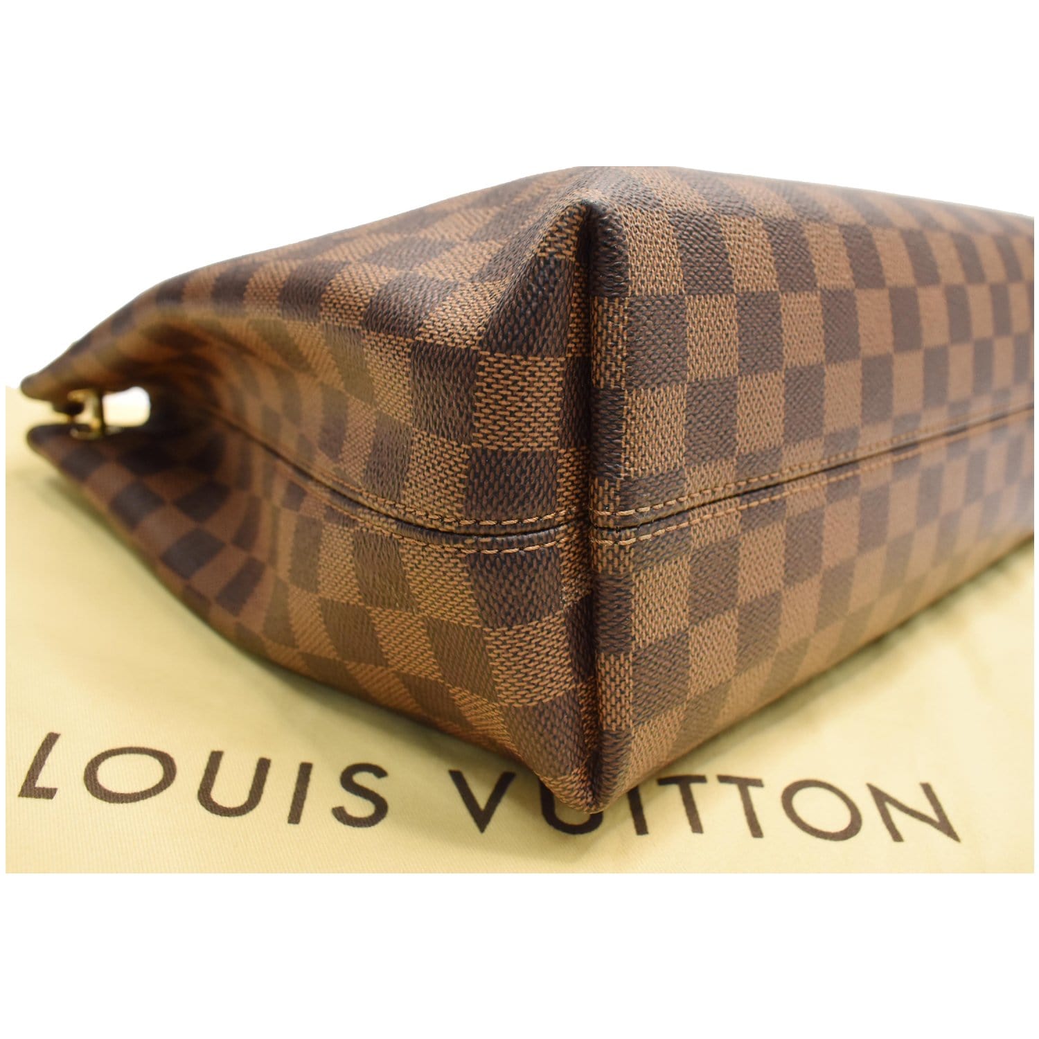  Louis Vuitton, Pre-Loved Damier Ebene Luco, Brown : יוקרה