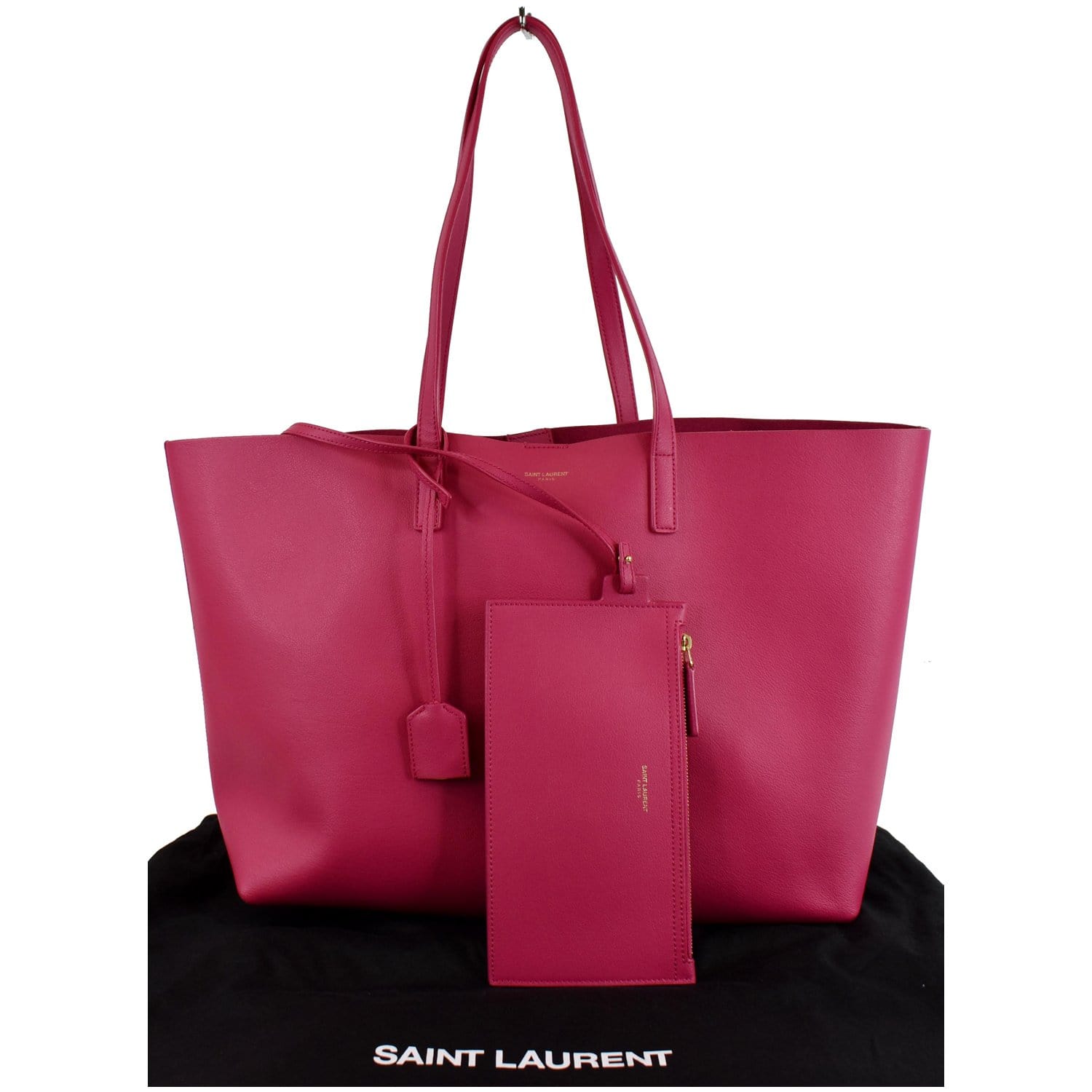 Downtown Cabas, Used & Preloved Yves Saint Laurent Tote Bag, LXR Canada, Red