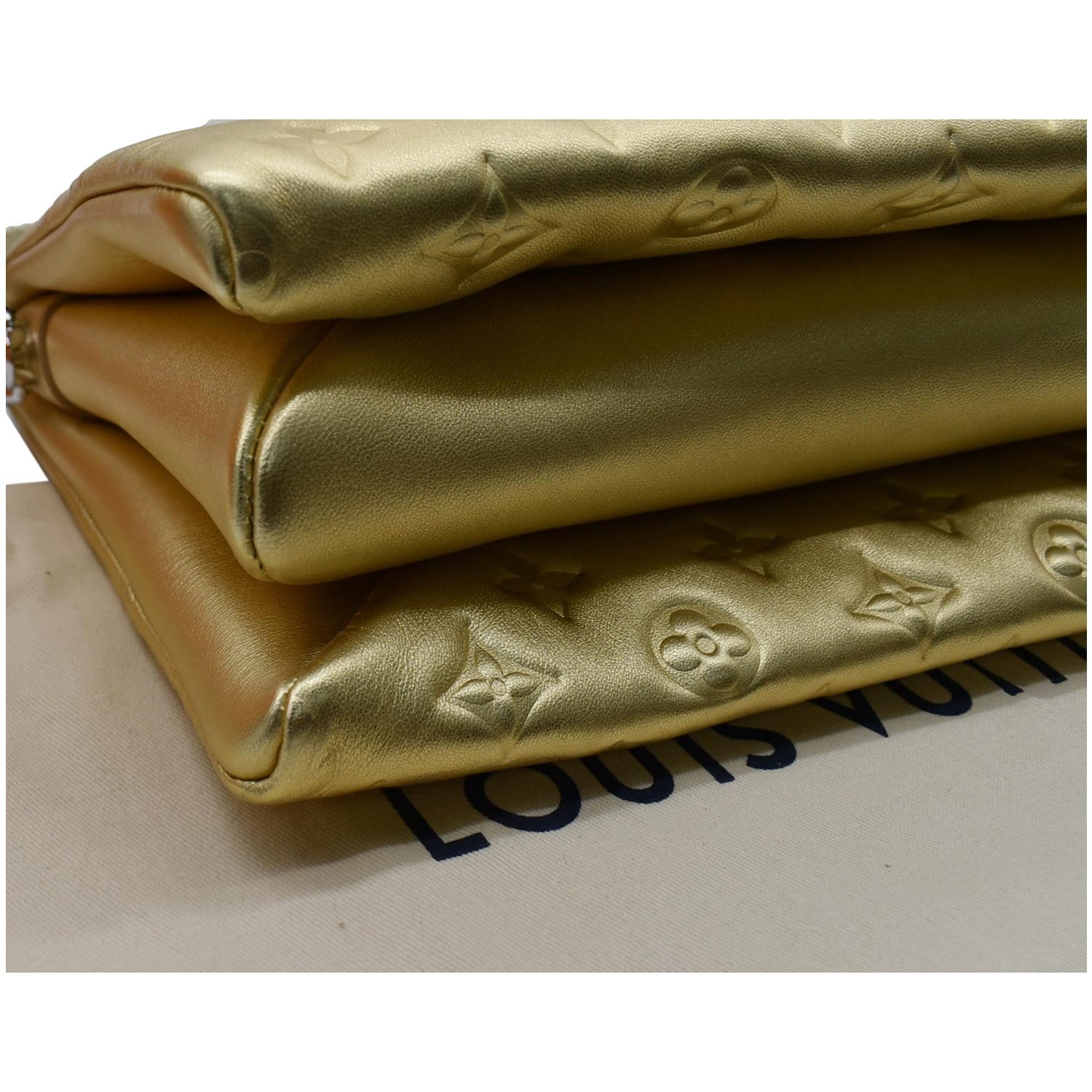 Dragée Monogram Puffy Lambskin Fall In Love Coussin PM Gold Hardware, 2021