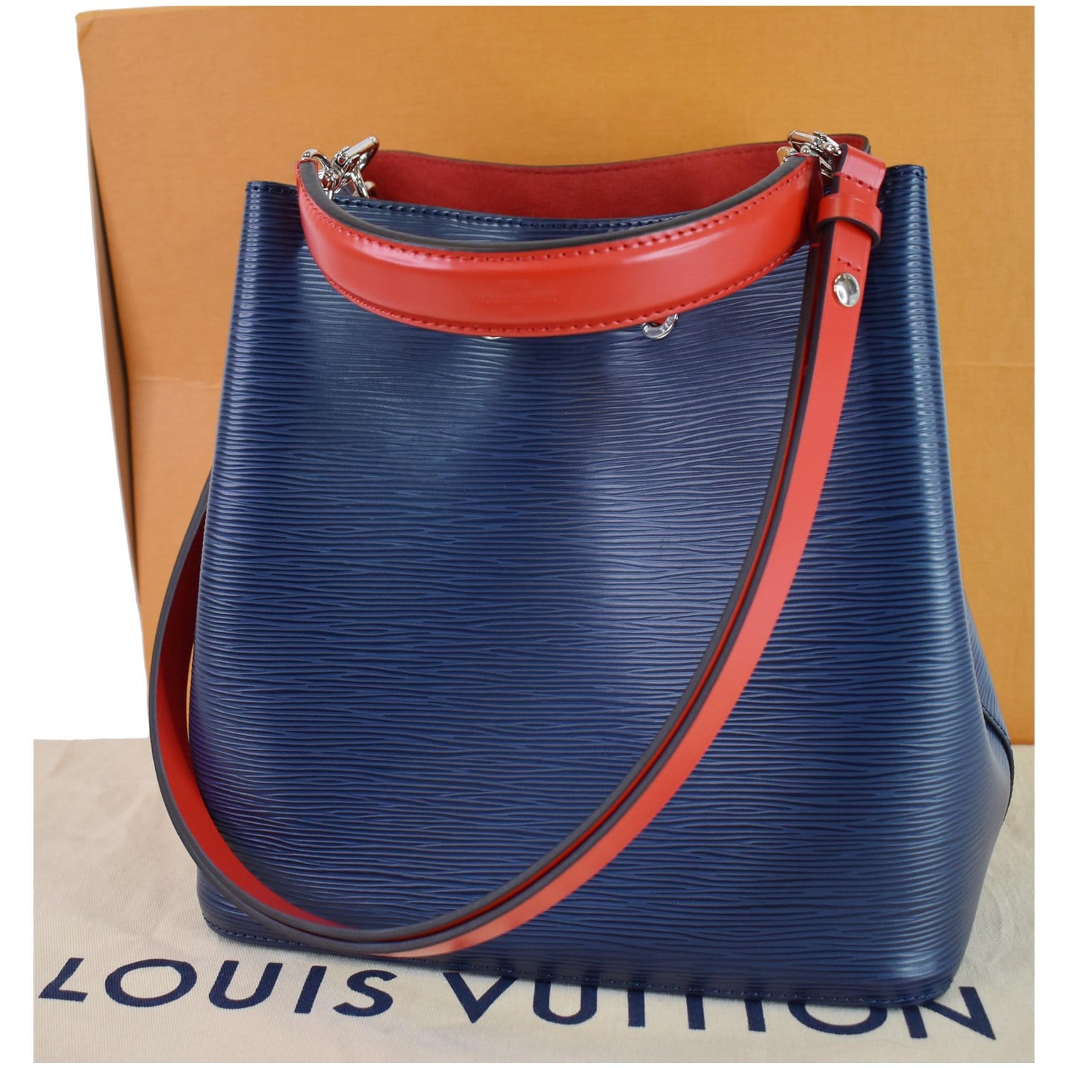 Louis Vuitton Blue Epi Leather Neonoe Hobo Bag Louis Vuitton