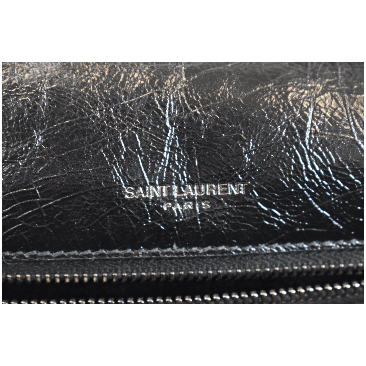 Saint Laurent Niki Baby Crinkled-leather Cross-body Bag