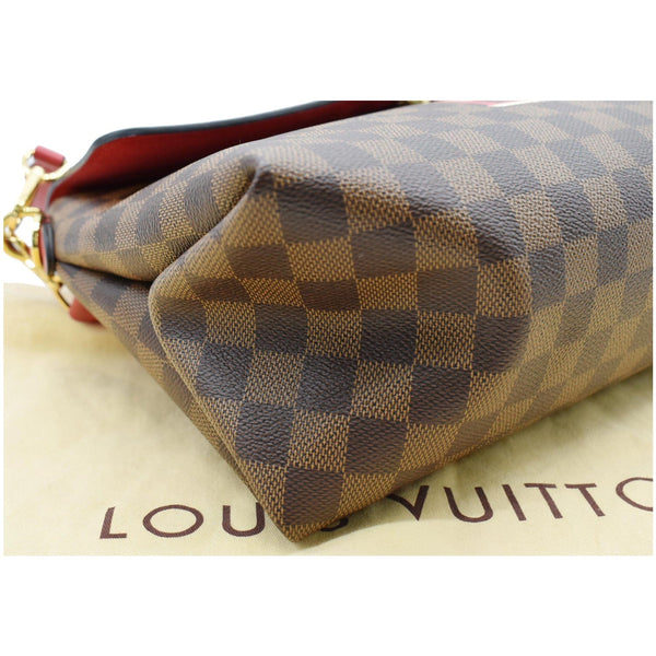 LOUIS VUITTON Beaubourg MM Damier Ebene Shoulder Bag Brown - Final Sale