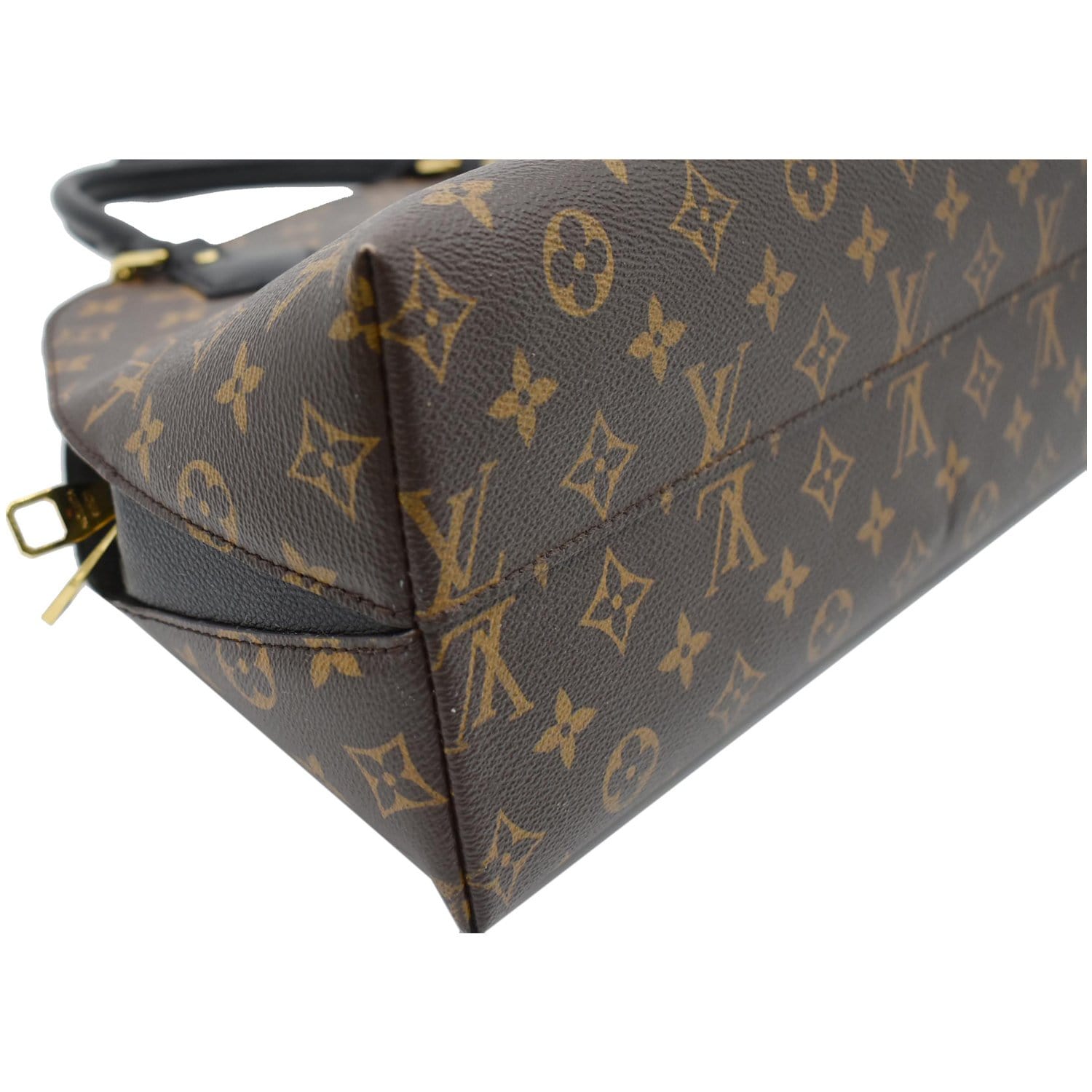 Customized Louis Vuitton Alma Picsou loves Money in brown monogram canvas!