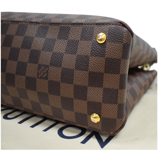 LOUIS VUITTON LV Riverside Damier Ebene Shoulder Bag Black