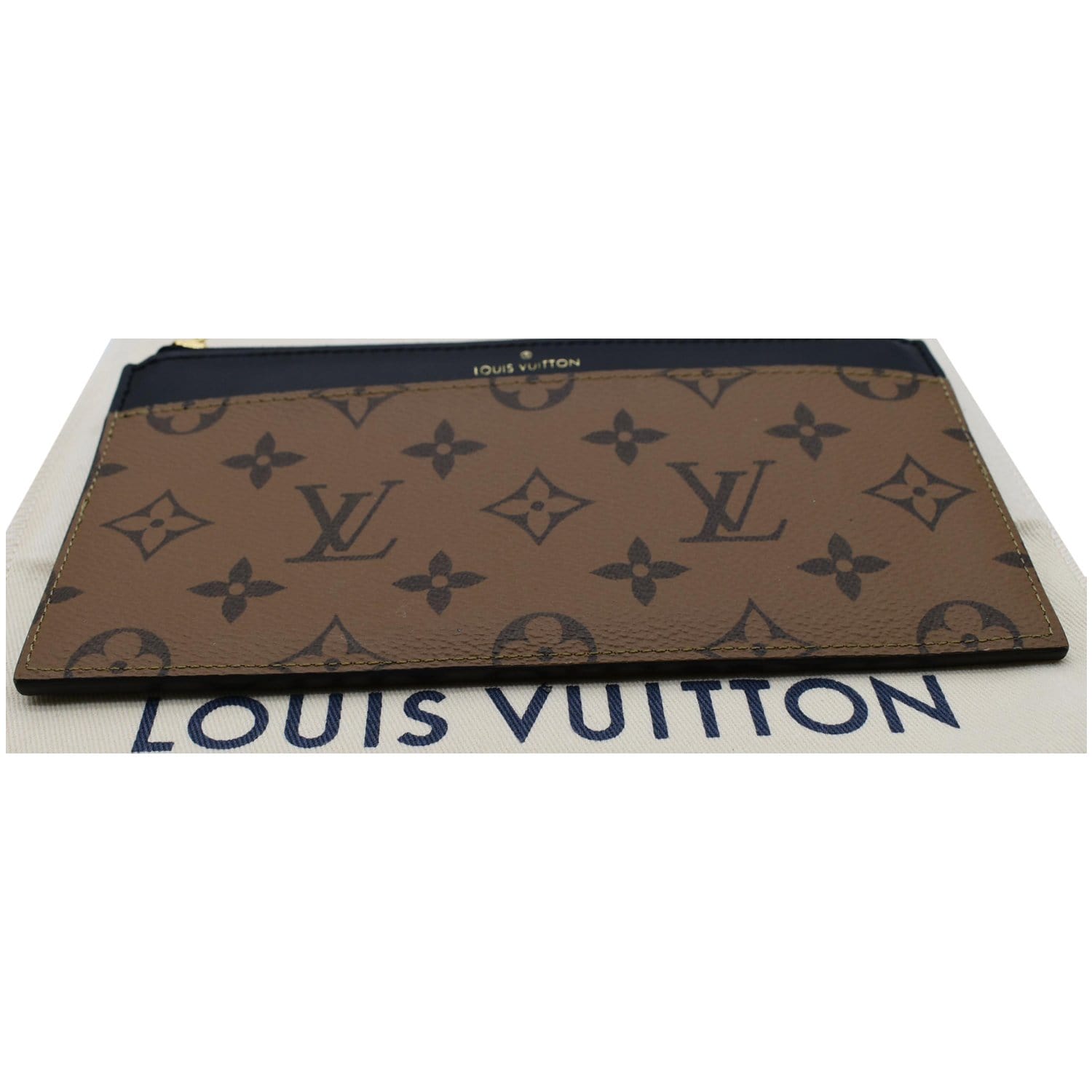Louis Vuitton LV Women Book Chain Wallet Brown Monogram Reverse Coated  Canvas Cowhide - LULUX