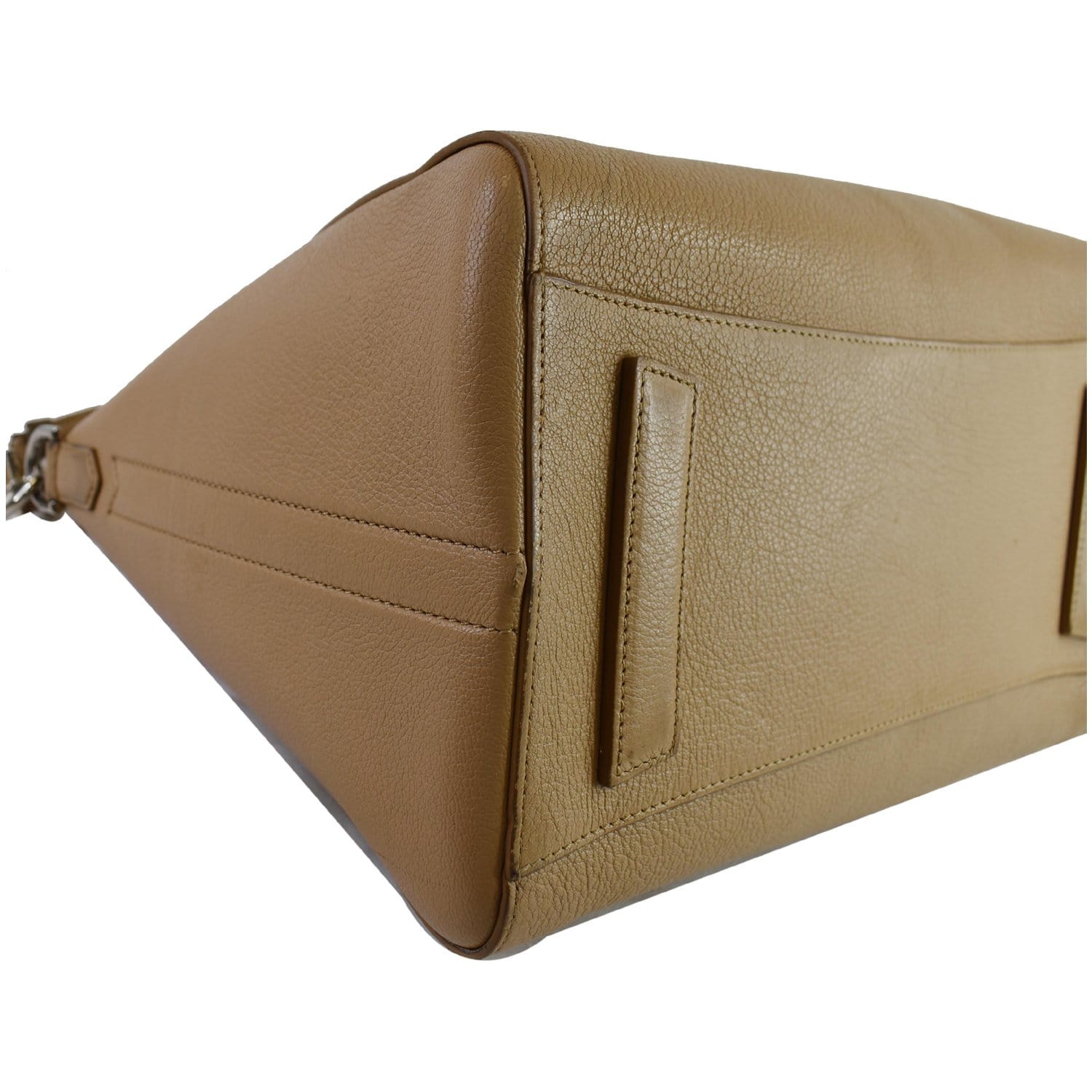 GIVENCHY Beige Calfskin Leather Medium Antigona Bag