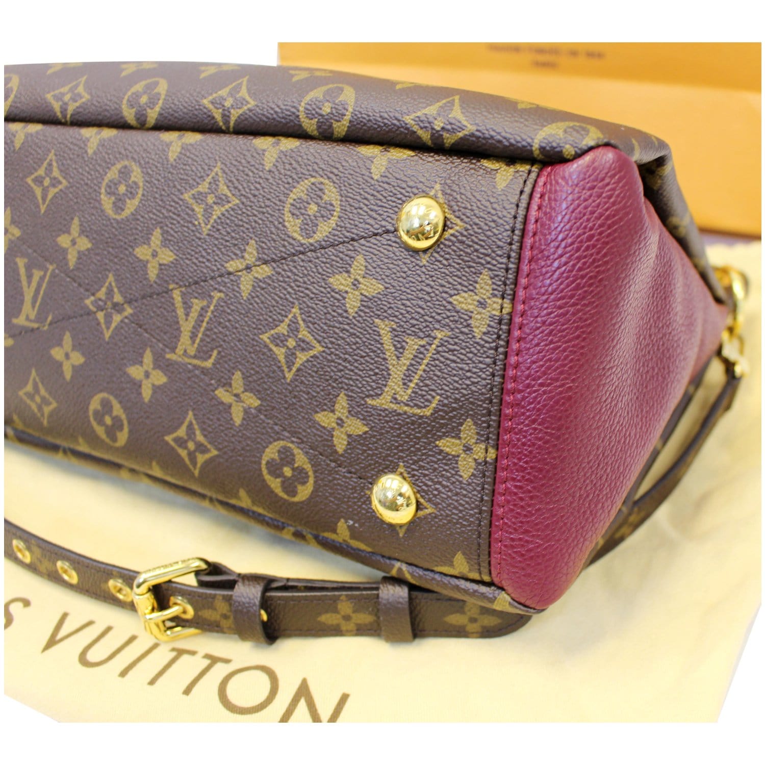 Authenticated Used Louis Vuitton LOUIS VUITTON 2Way Bag Monogram Pallas BB  Brown Canvas Handbag Shoulder Women's M41218 