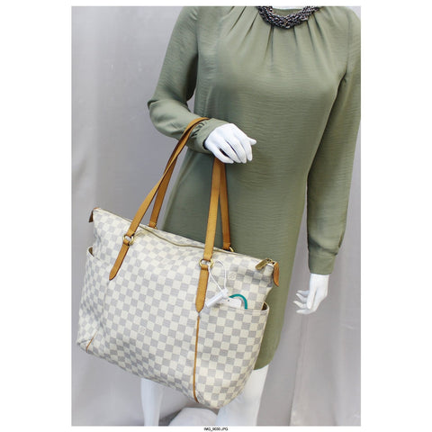 Louis Vuitton Totally GM Damier Azur Tote Shoulder Bag