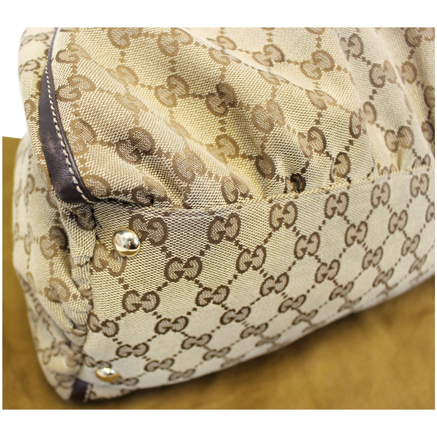 Gucci GG Canvas Hobo Bag (SHG-25370) – LuxeDH