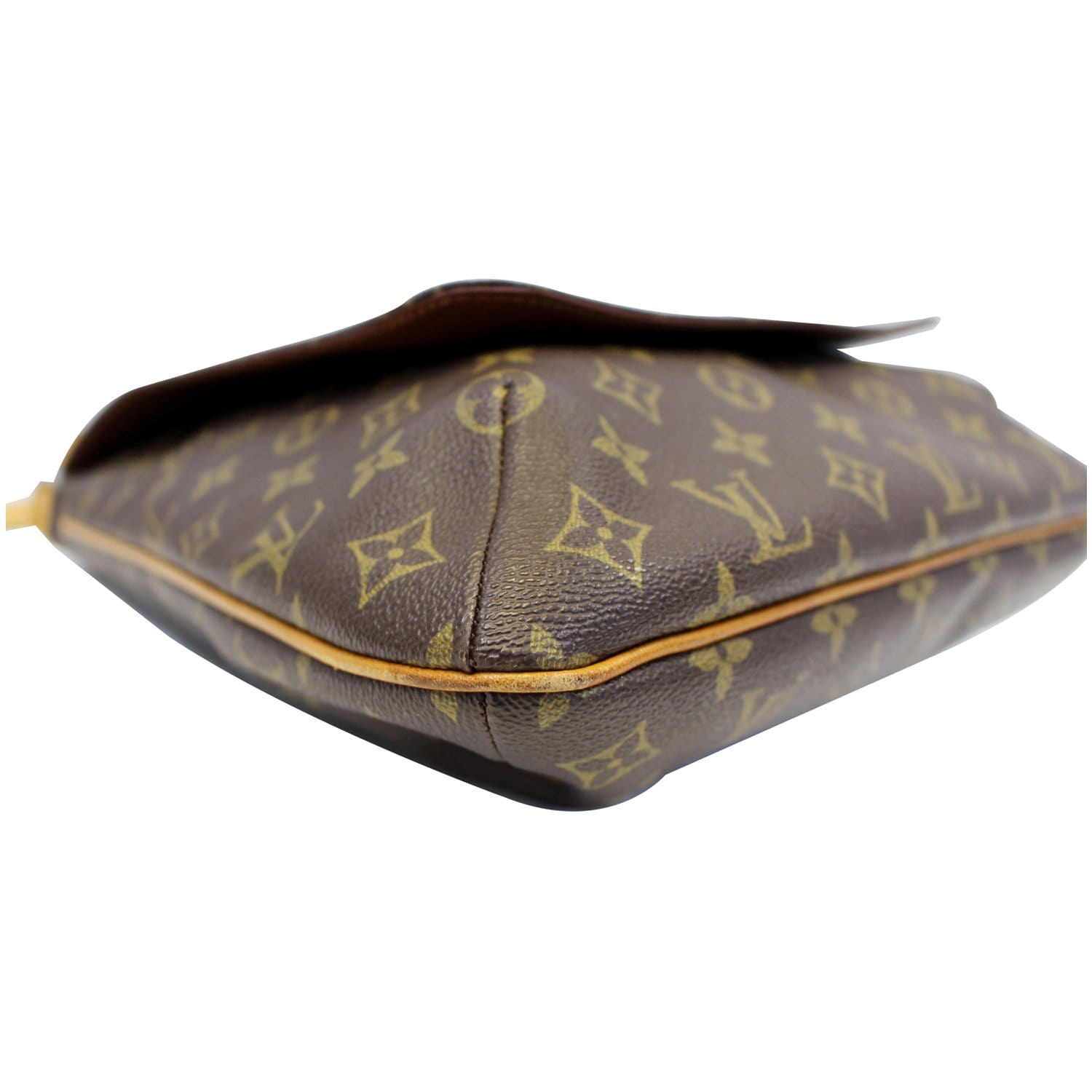 Authentic Louis Vuitton Musette Salsa GM Monogram Shoulder Bag Brown #16409