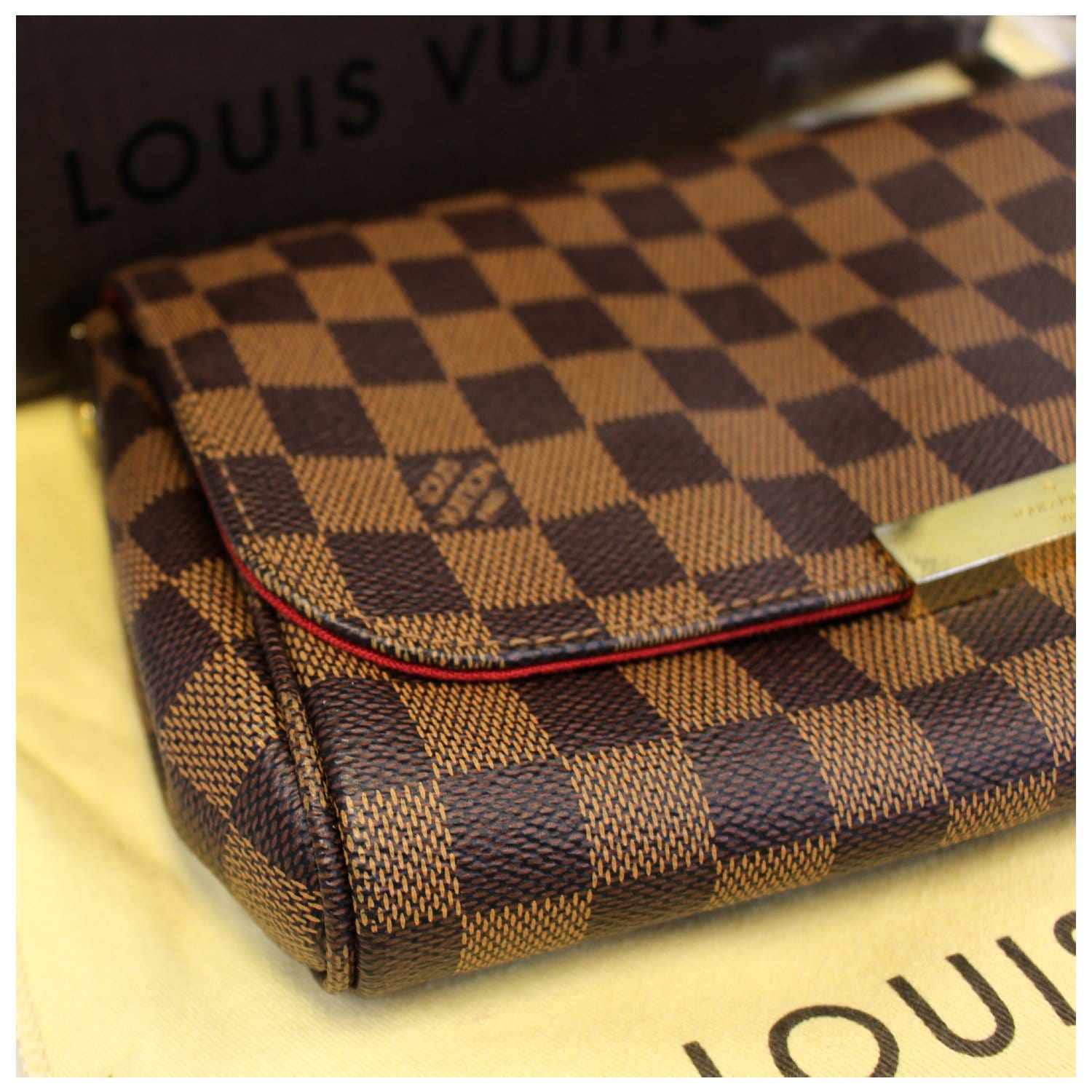 Louis Vuitton Favorite MM Damier Ebene Crossbody Bag ○ Labellov