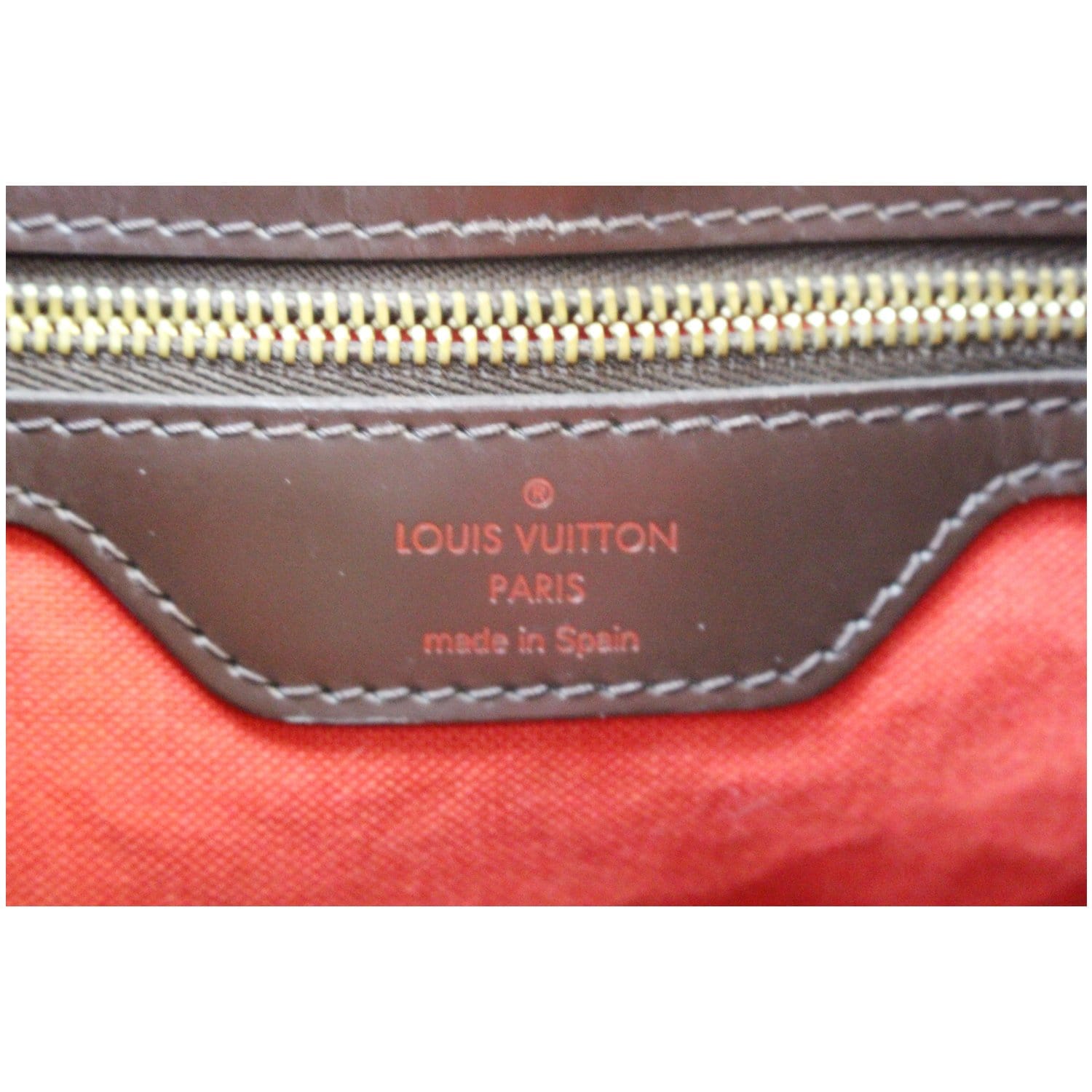 LOUIS VUITTON Damier Cabas Rivington Gold Buckle Shoulder Bag Brown – Brand  Off Hong Kong Online Store
