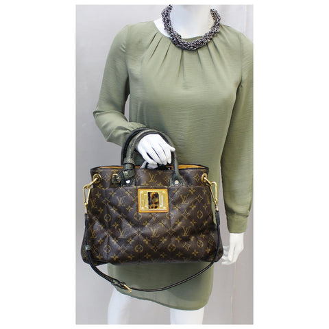 LOUIS VUITTON Etoile Exotique MM Monogram Tote Shoulder Bag-US