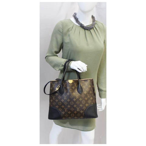 LOUIS VUITTON Monogram Canvas Flandrin Shoulder Handbag-US