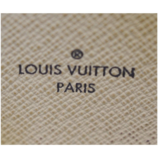 LOUIS VUITTON Damier Azur Zippy Long Wallet White-US