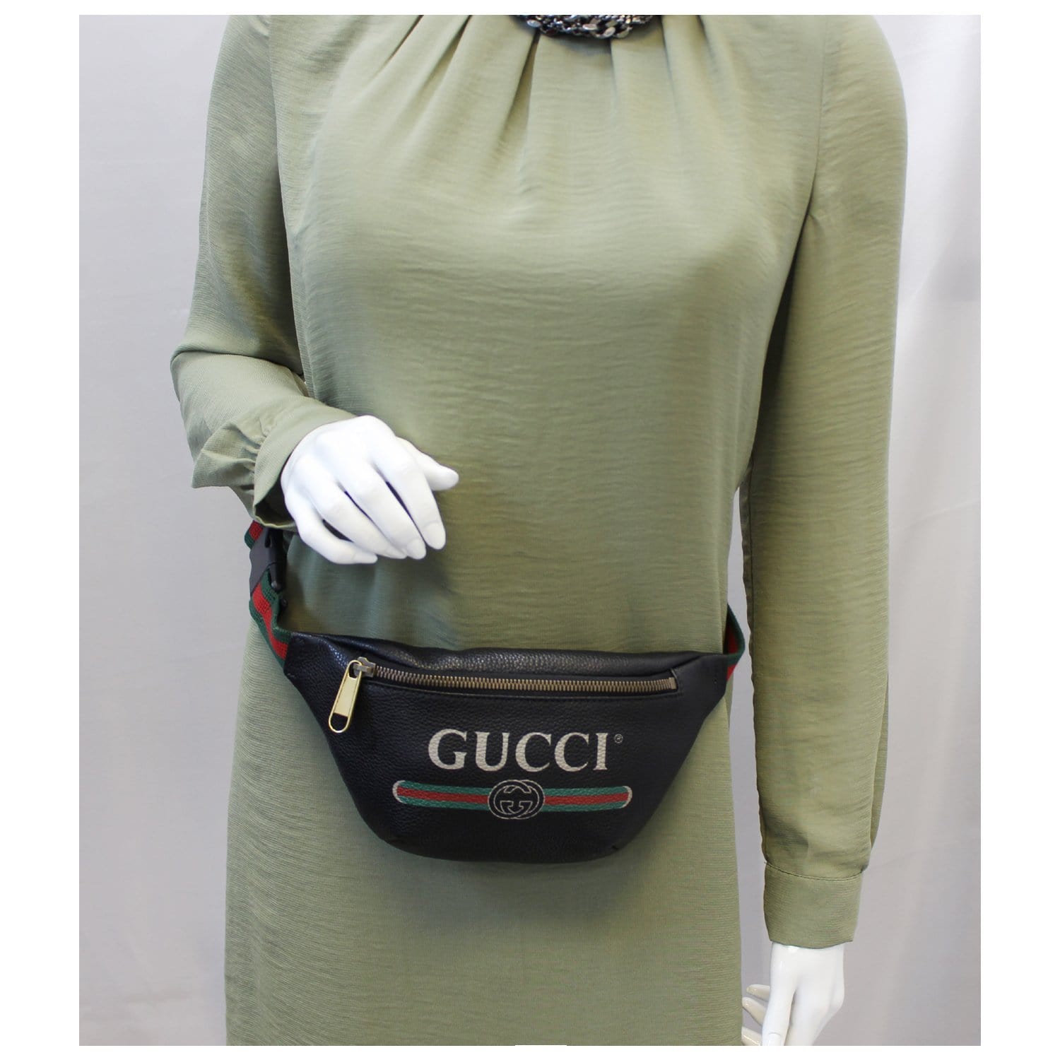 Excellent Condition GUCCI Belt Bag Fanny Pack Red Large Size